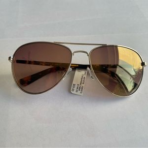 Full Rim Aviator Sunglasses Oscar de la Renta NWT